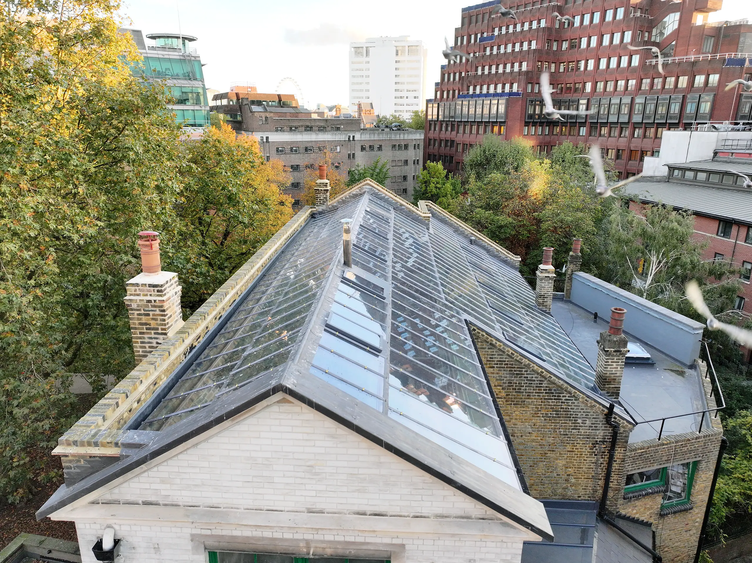 Heritage Roof Glazing at Elms Lester's Painting Rooms, 1-5 Flitcroft Steet, London