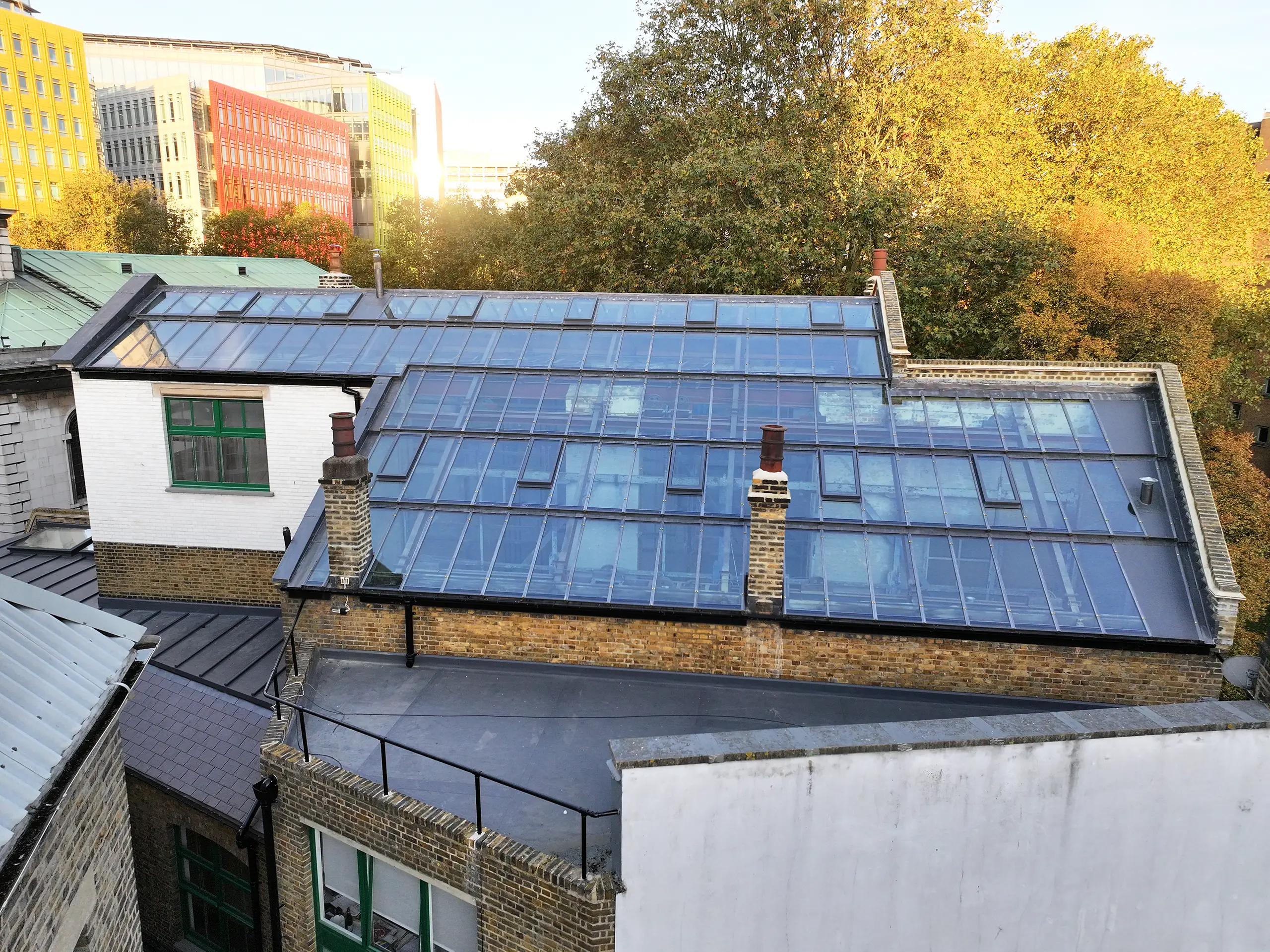 Heritage Roof Glazing at Elms Lester's Painting Rooms, 1-5 Flitcroft Steet, London