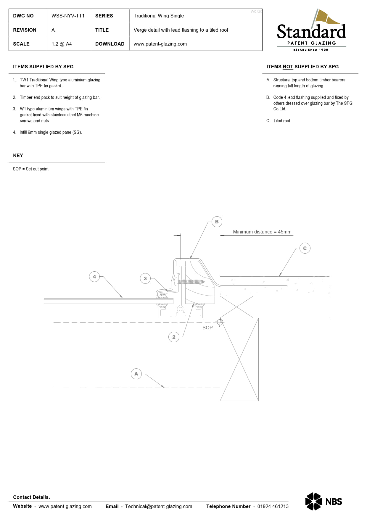 WSS-NYV-TT1 Traditional Wing Single
