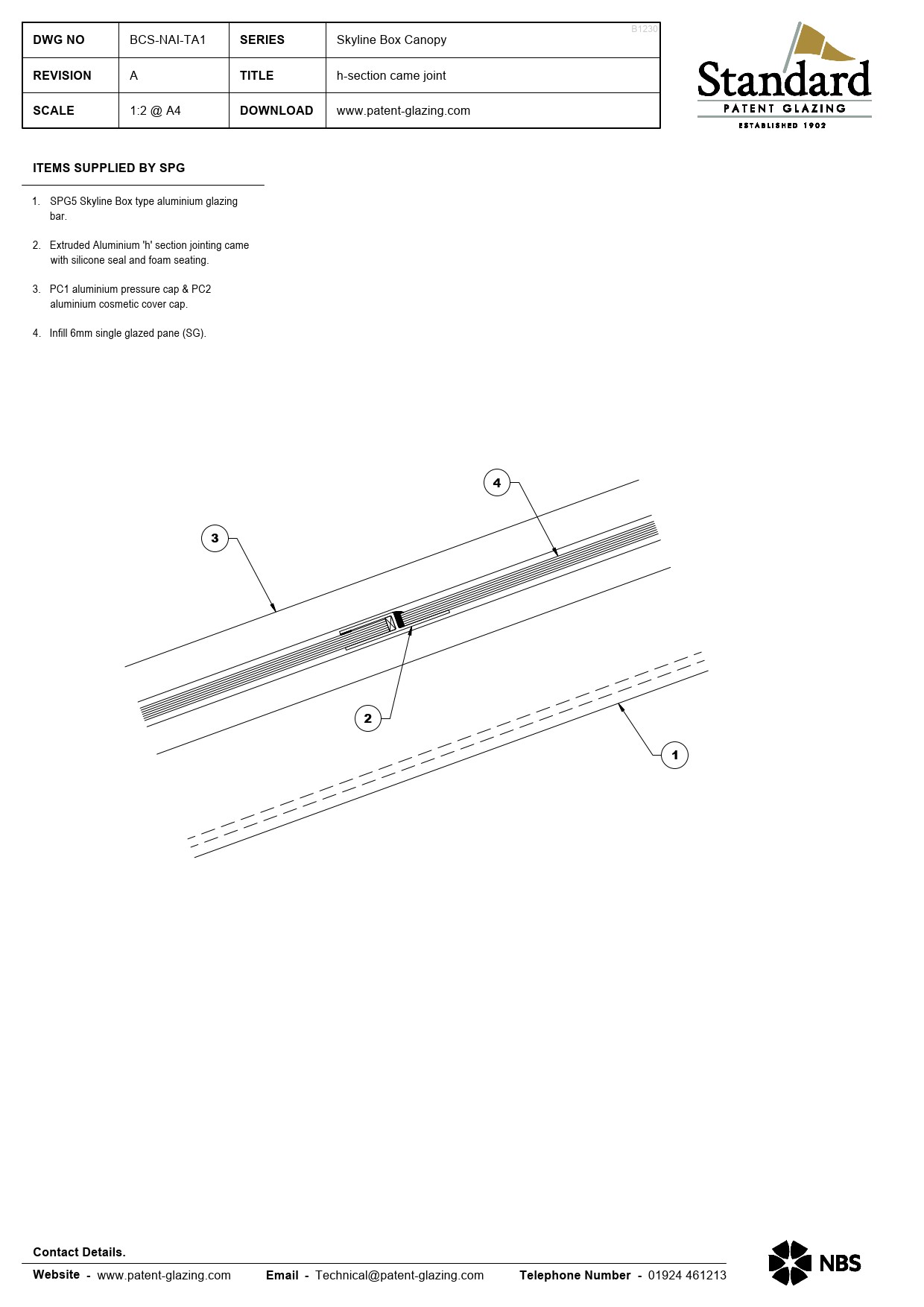BCS-NAI-TA1 Skyline Box Canopy