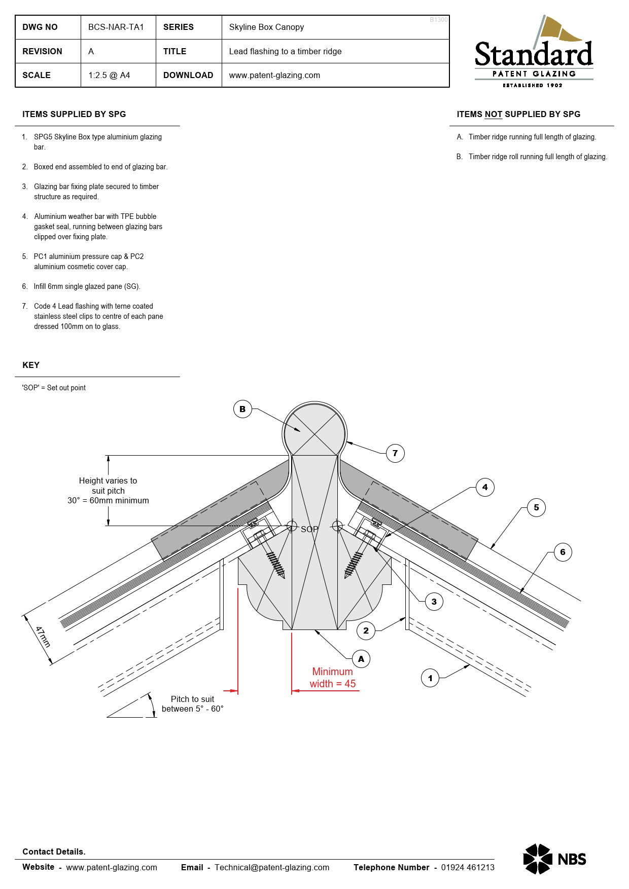 BCS-NAR-TA1 Skyline Box Canopy