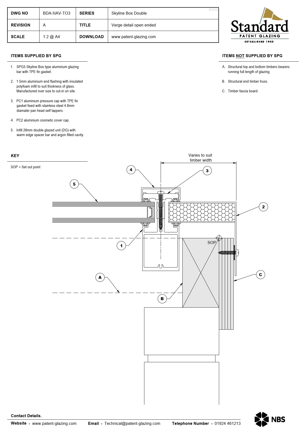 BDA-NAV-TO3 Skyline Box Double
