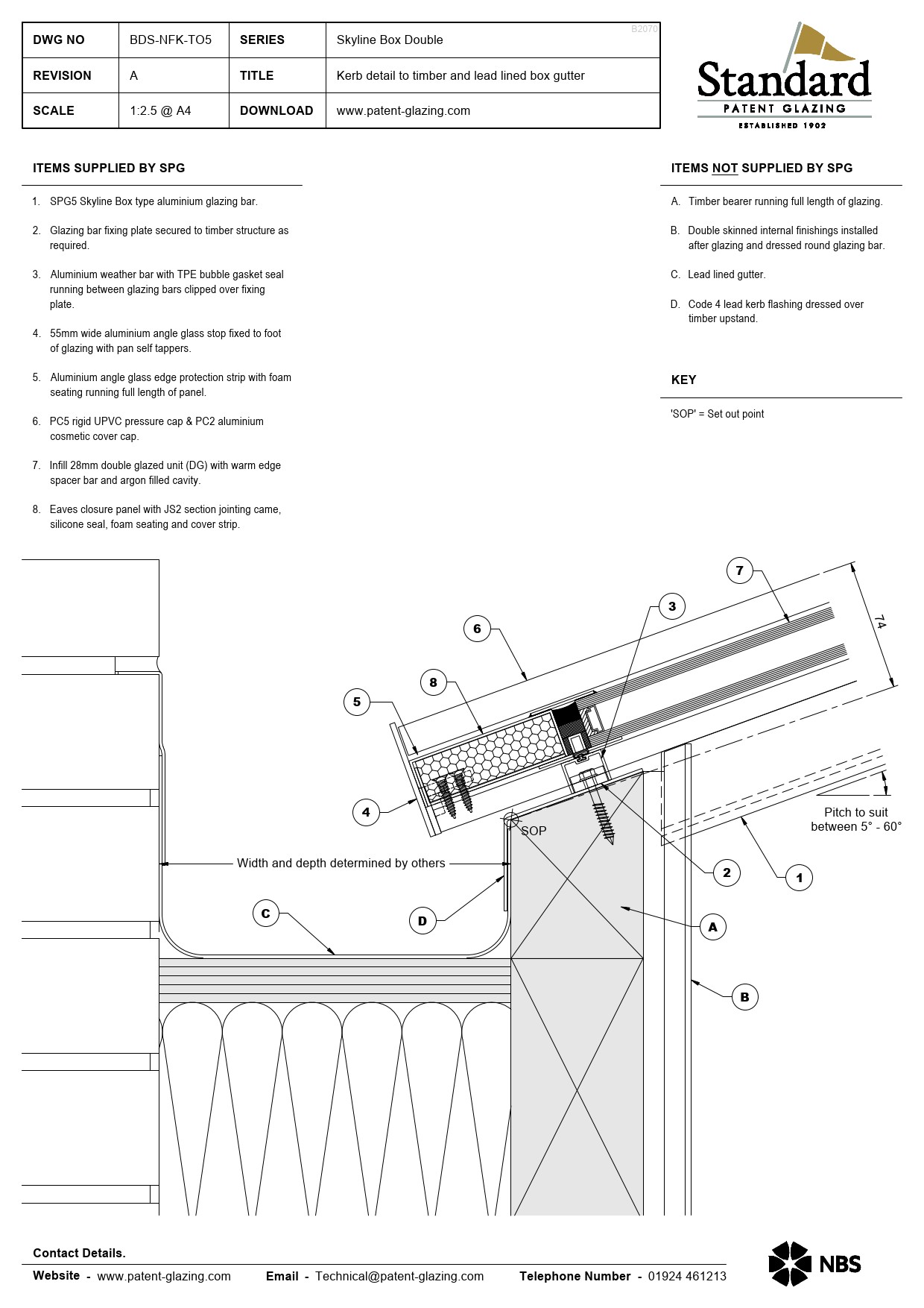 BDS-NFK-TO5 Skyline Box Double Glazed