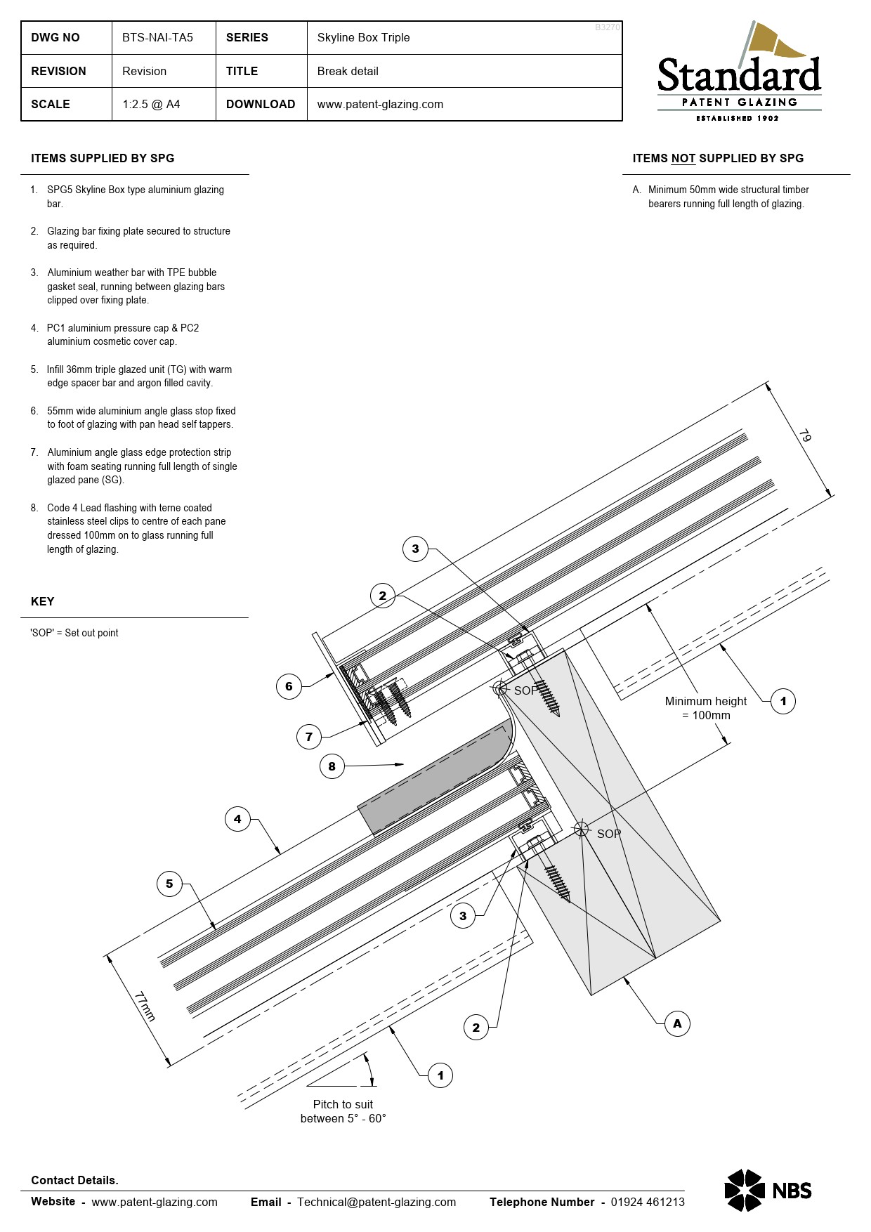 BTS-NAI-TA5 Skyline Box Triple Glazed