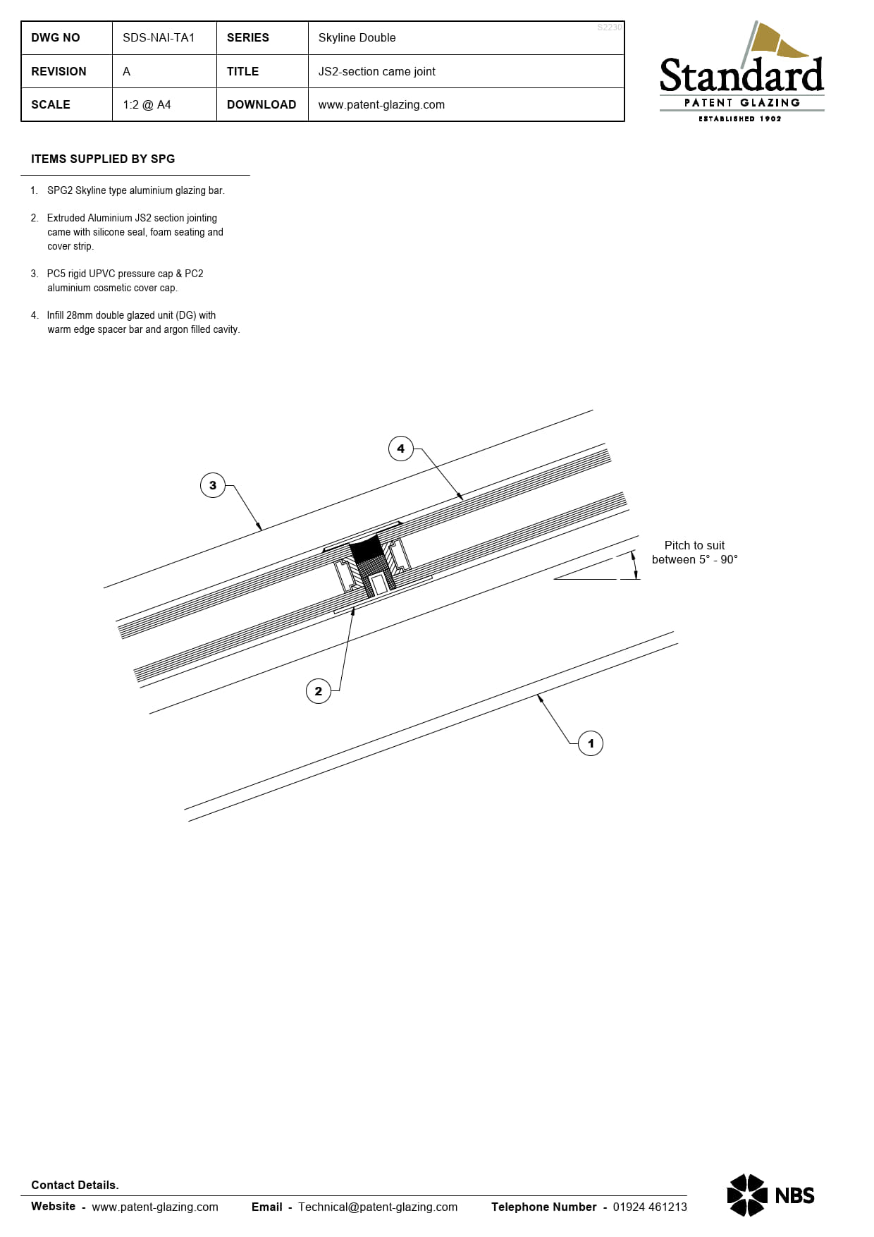 SDS-NAI-TA1 Skyline Double