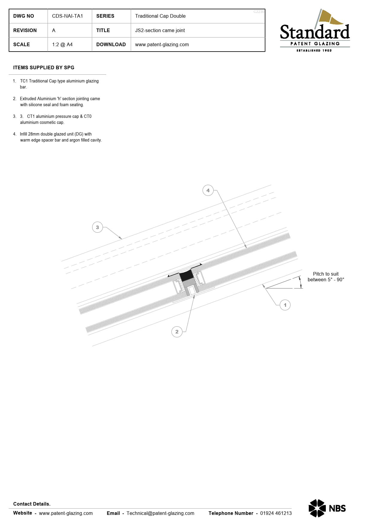 CDS-NAI-TA1 Traditional Cap Double