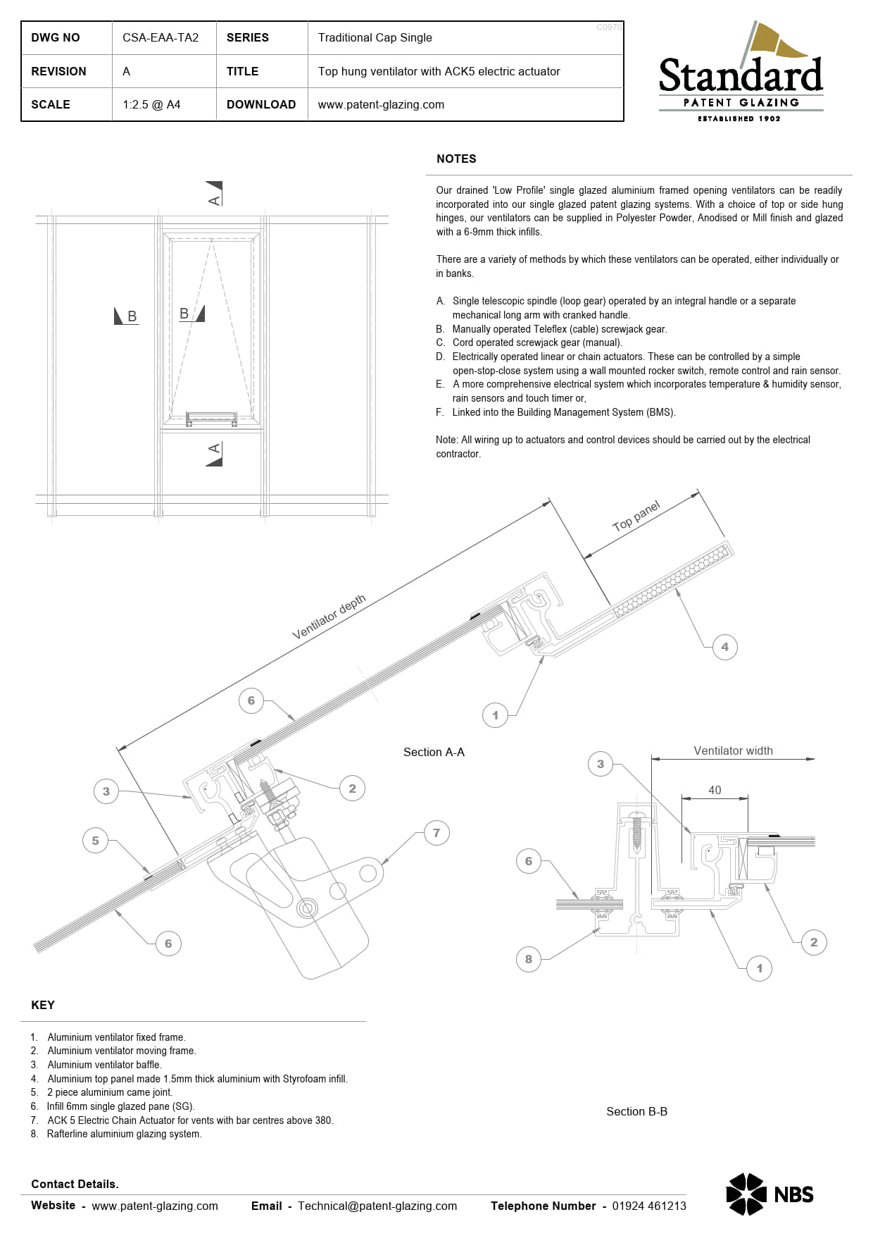 CSA-EAA-TA2 Traditional Cap Single