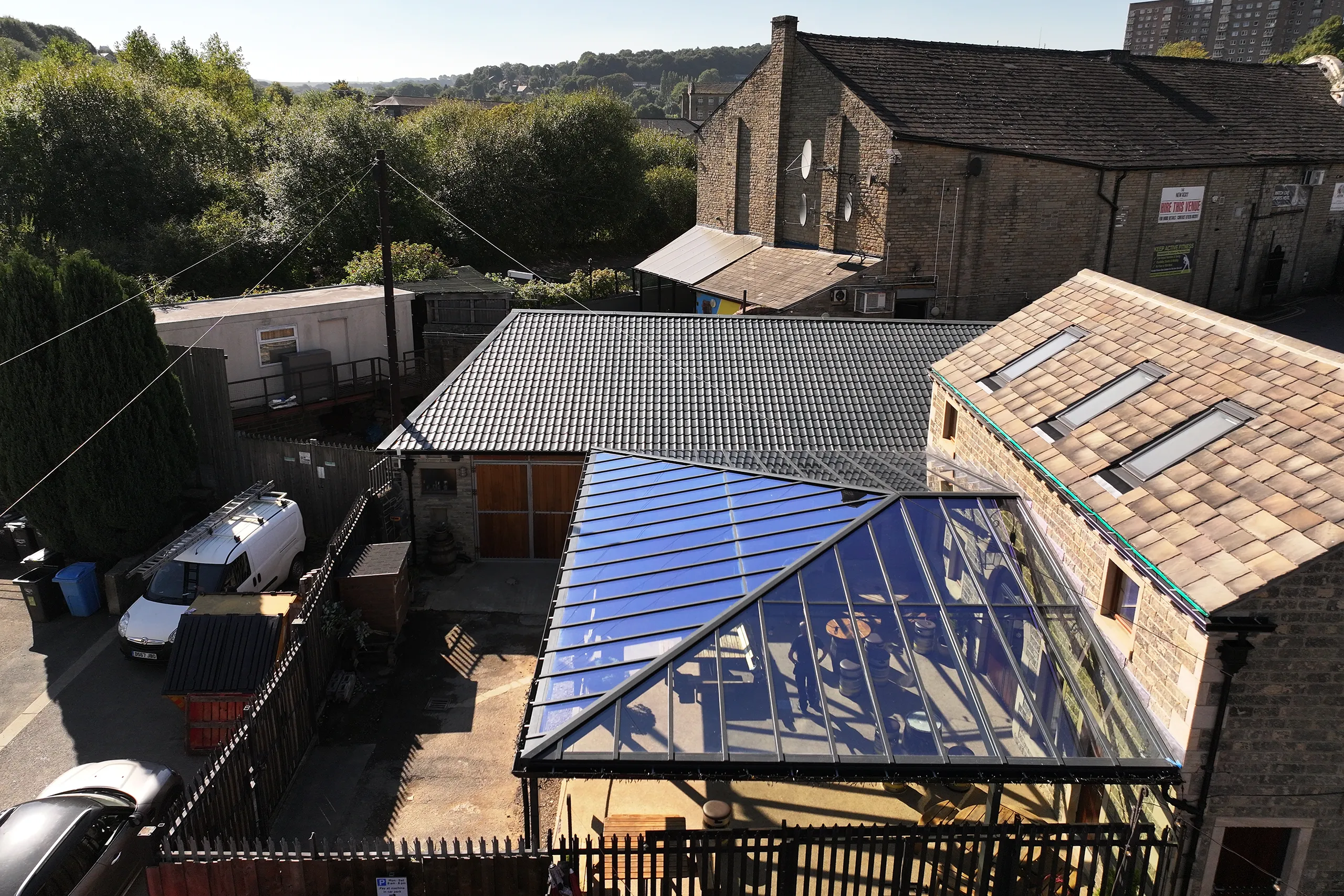 leisure roof glazing extension
