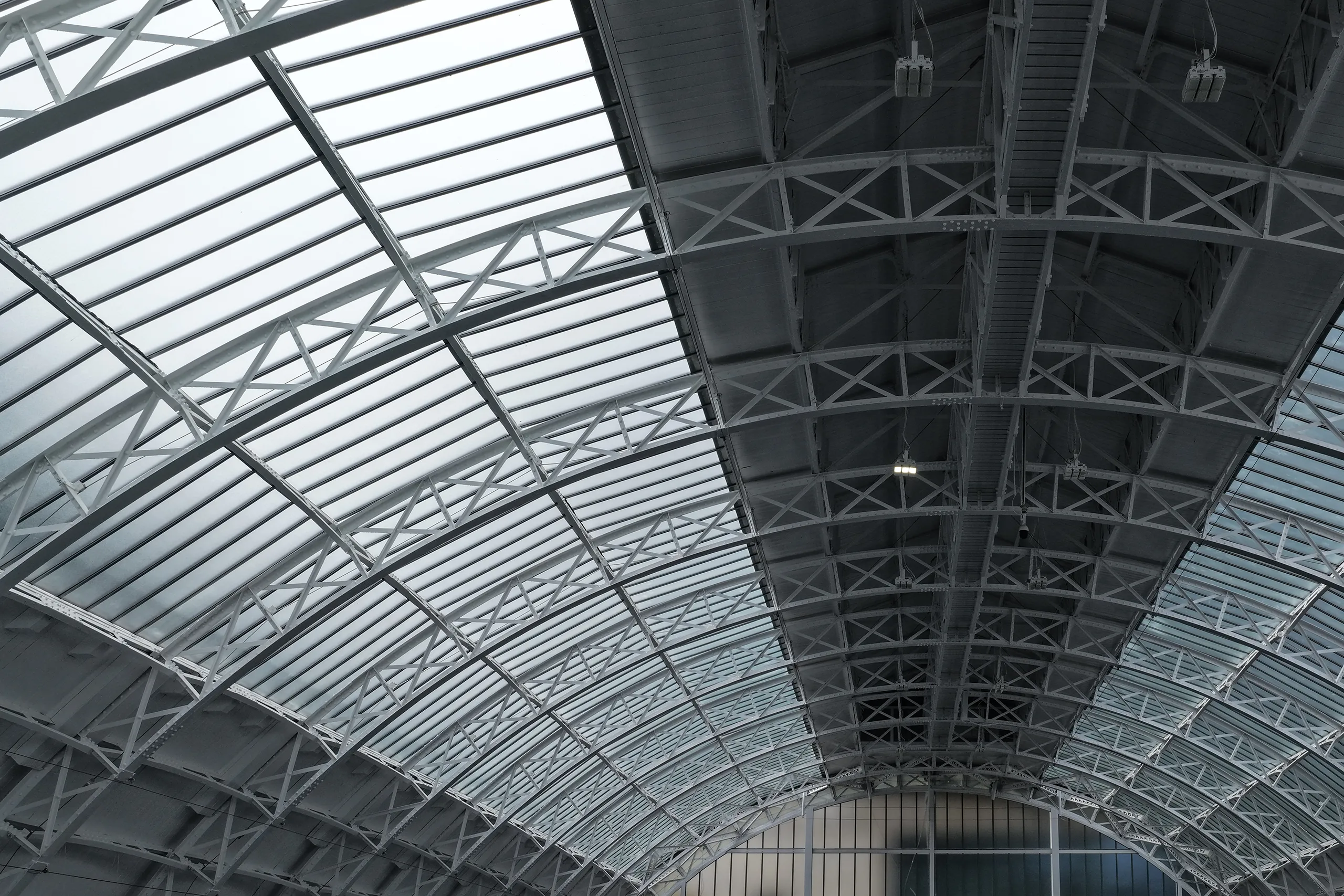 Olympia Exhibition Hall roof glazing