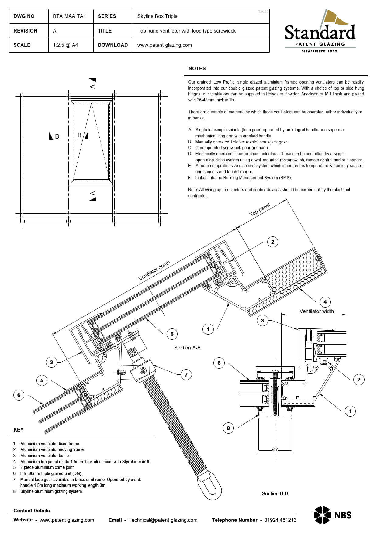 BTA-MAA-TA1 Skyline Box Triple